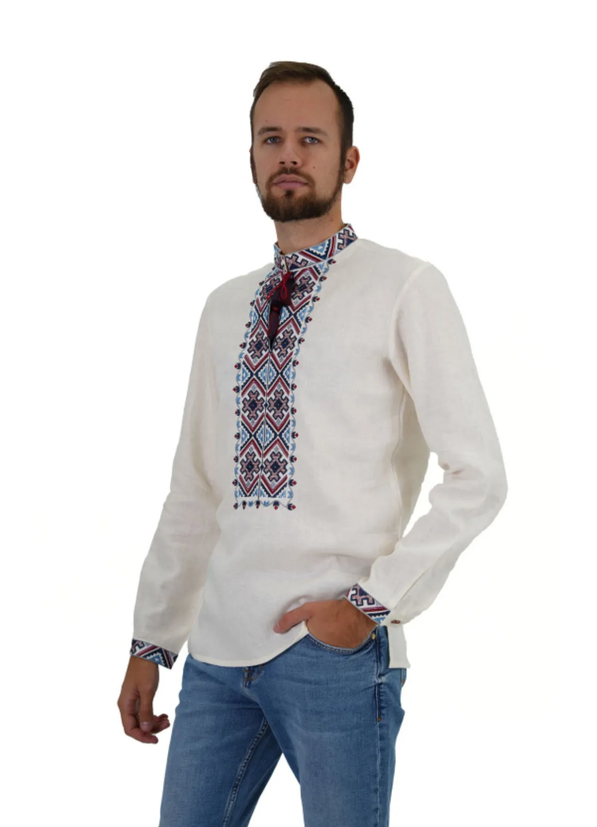 Men’s Embroidered Shirt- “Petro”