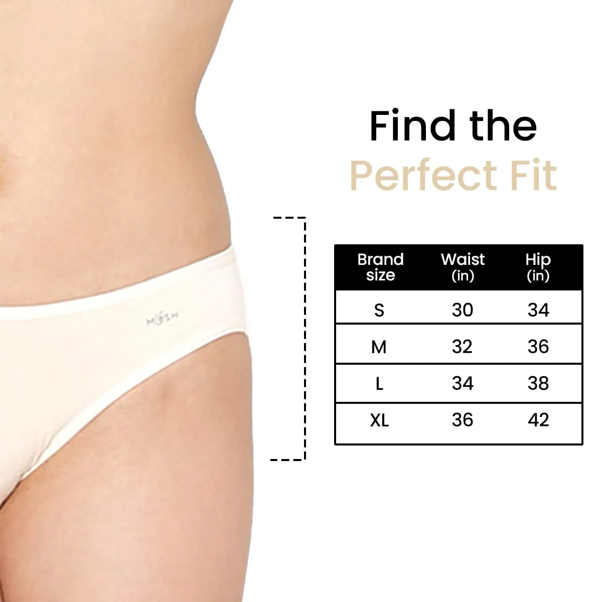 Mush Womens Ultra Soft Bamboo Modal Bikini Brief || Breathable Panties || Anti-Odor, Seamless, Anti Microbial Innerwear Pack of 2 (S, Black and Beige)