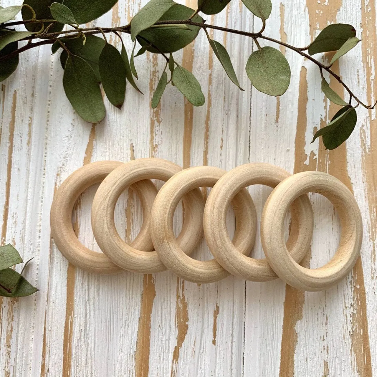 Natural Wooden Rings