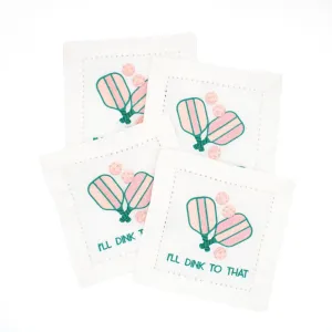 Pickleball Cocktail Napkin Set