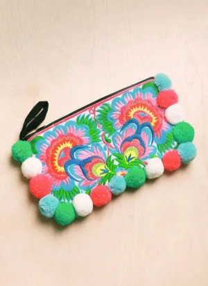 Pom Pom Thai Clutch