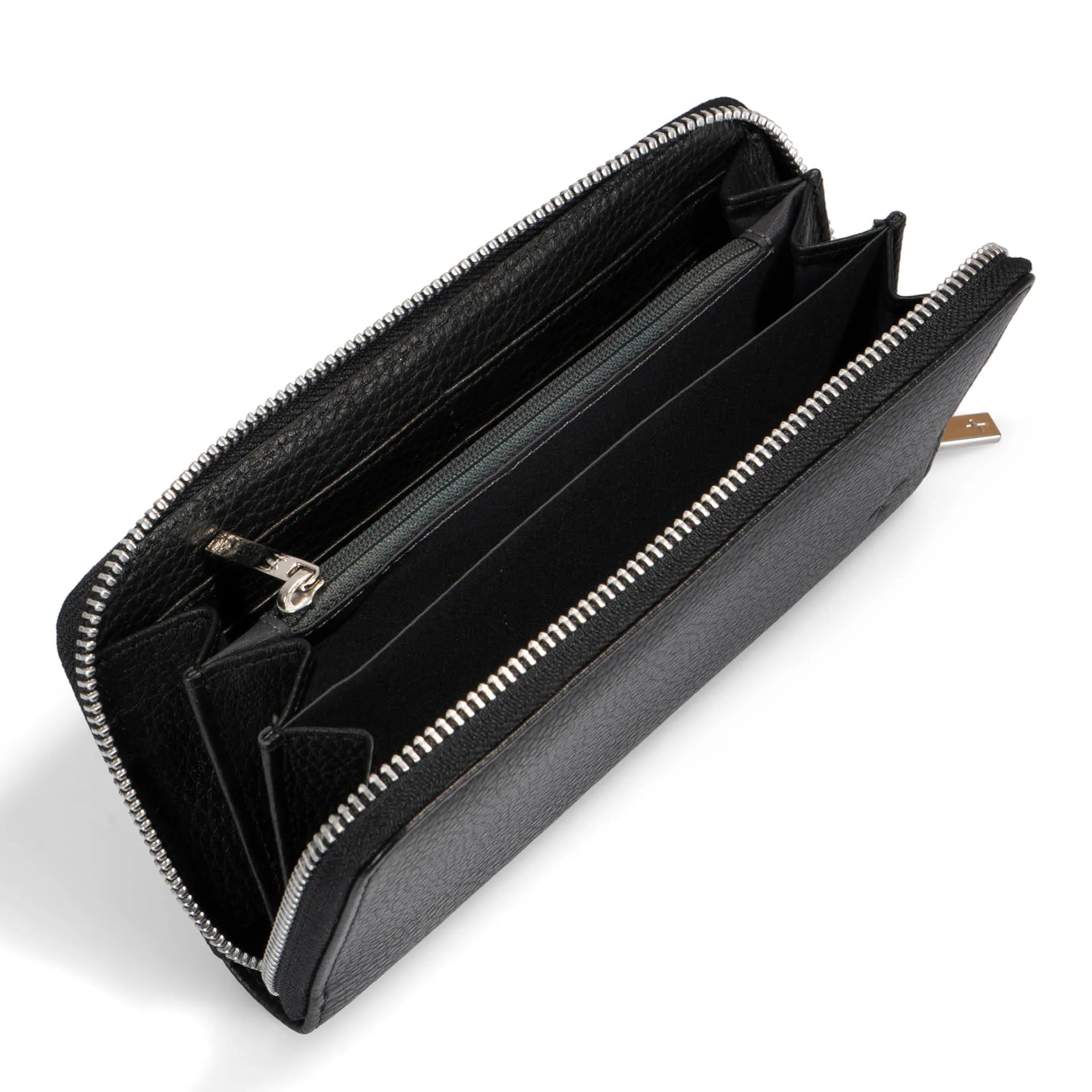 Premium Large Zip-Around Wallet | Leather