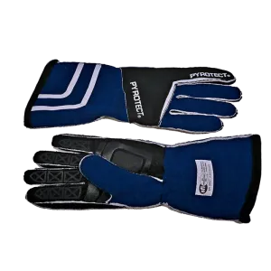 Pyrotect Sport Series SFI-5 Reverse Stitch Gloves - Blue/Black