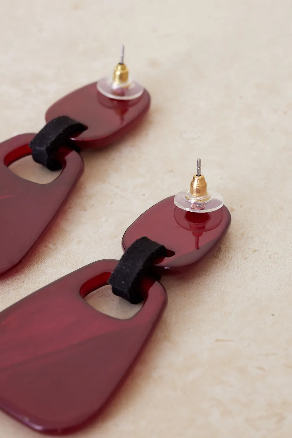 Selma Earrings - Red