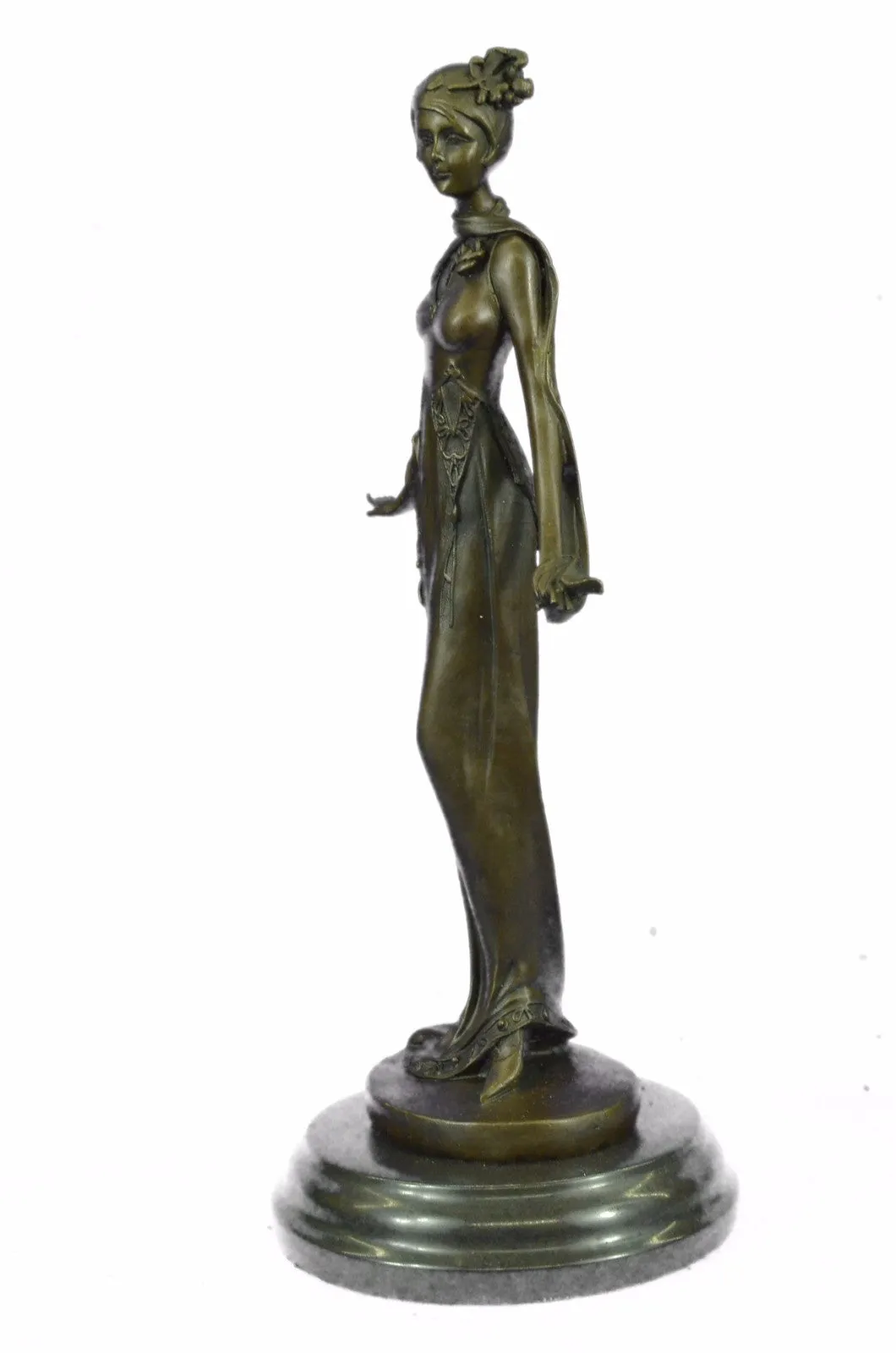 Signed Original Kassin Art Deco Style Museum Quality Classic Artwork Figure