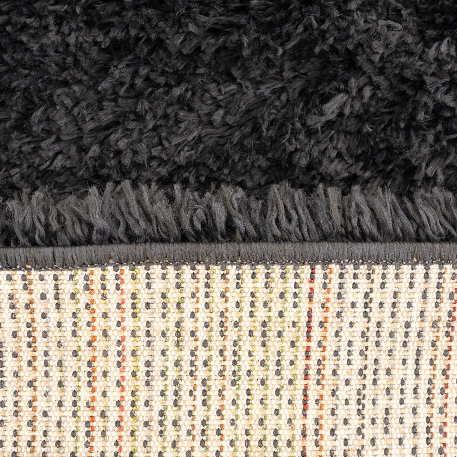 Super Soft Luxury Charcoal Shaggy Rug