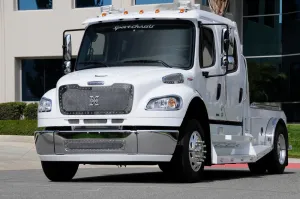 T-REX X Metal Series, Insert Grilles - Polished - Requires Drilling or Cutting - 2007-2010 Freightliner