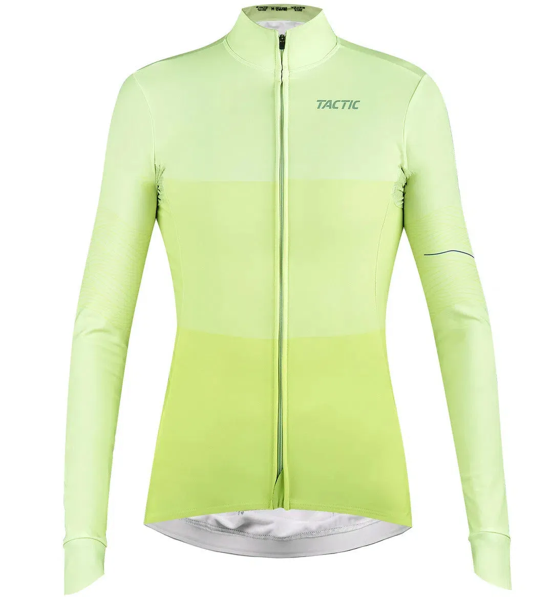 TACTIC Hard Day Long Sleeve Women Jersey - Lime archived