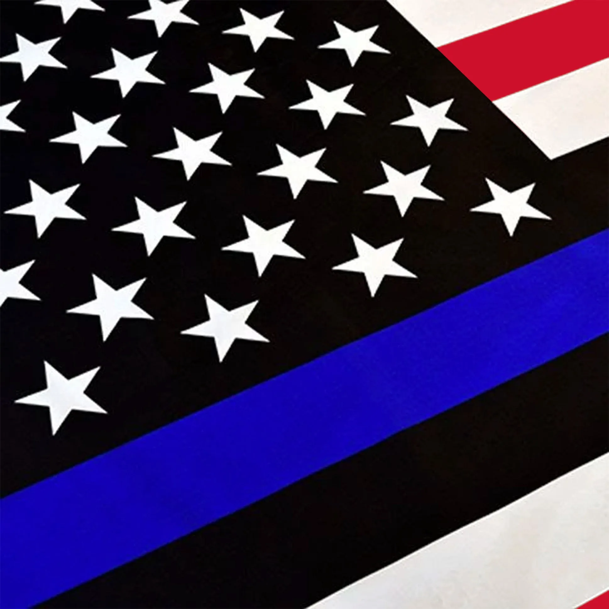 Thin Blue Line American, Red White & Blue - 3x5 Foot Flag with Grommets