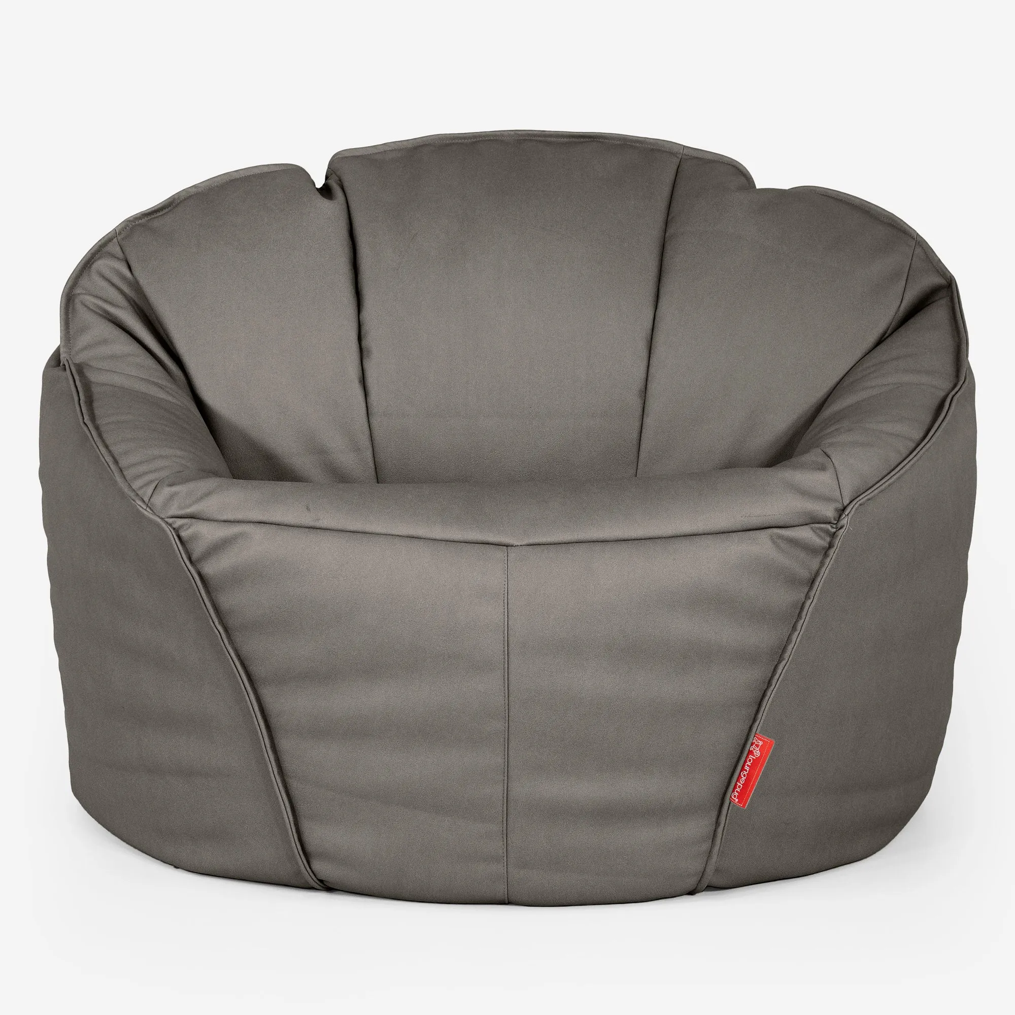 Ultimate Classic Gaming Bean Bag Chair - Vegan Leather Grey