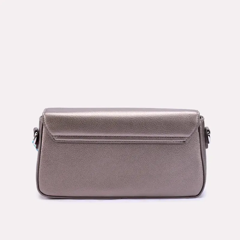 Vivid Gray Sleek Crossbody Bag 0321761