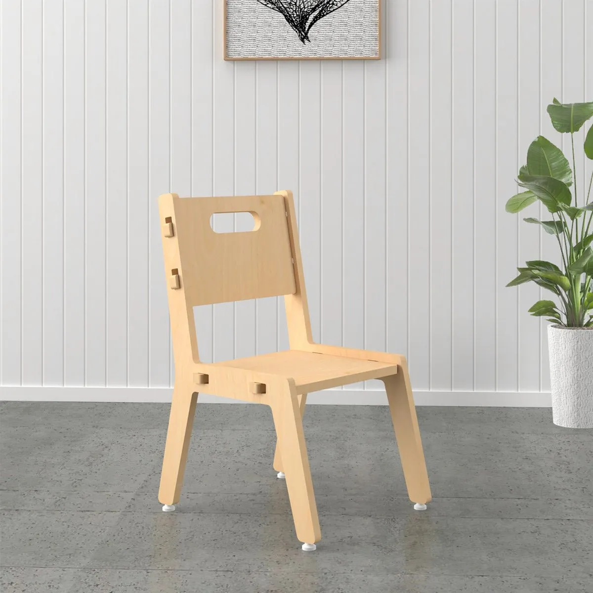 X&Y Grey Guava Chair - Natural